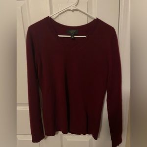 Maroon/burgundy Cashmere Sweater
